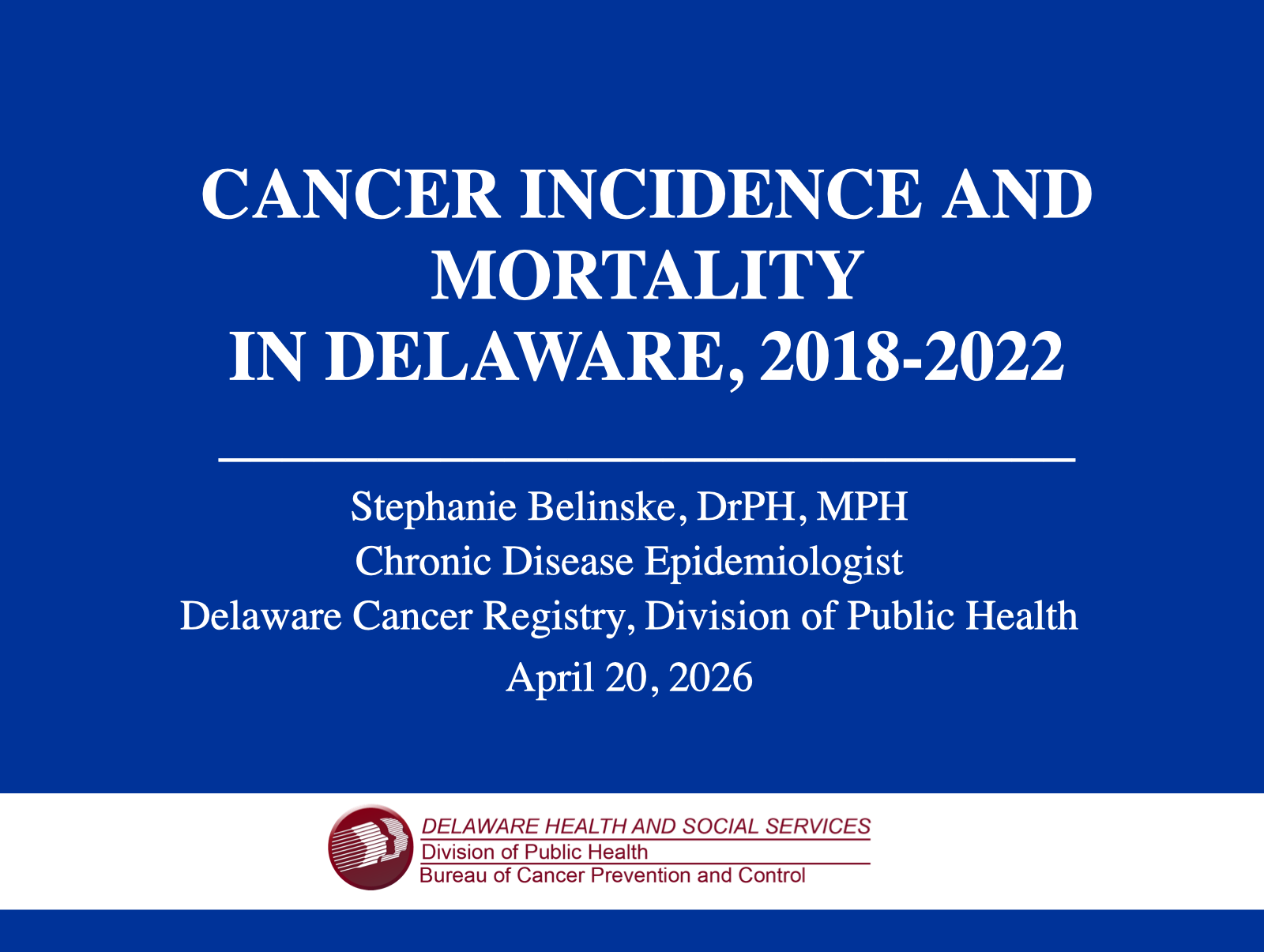 Preview image for the cancer incidence and mortality presentation